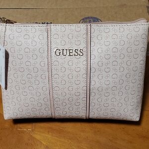 GUESS Light Pink Cosmetic Bag